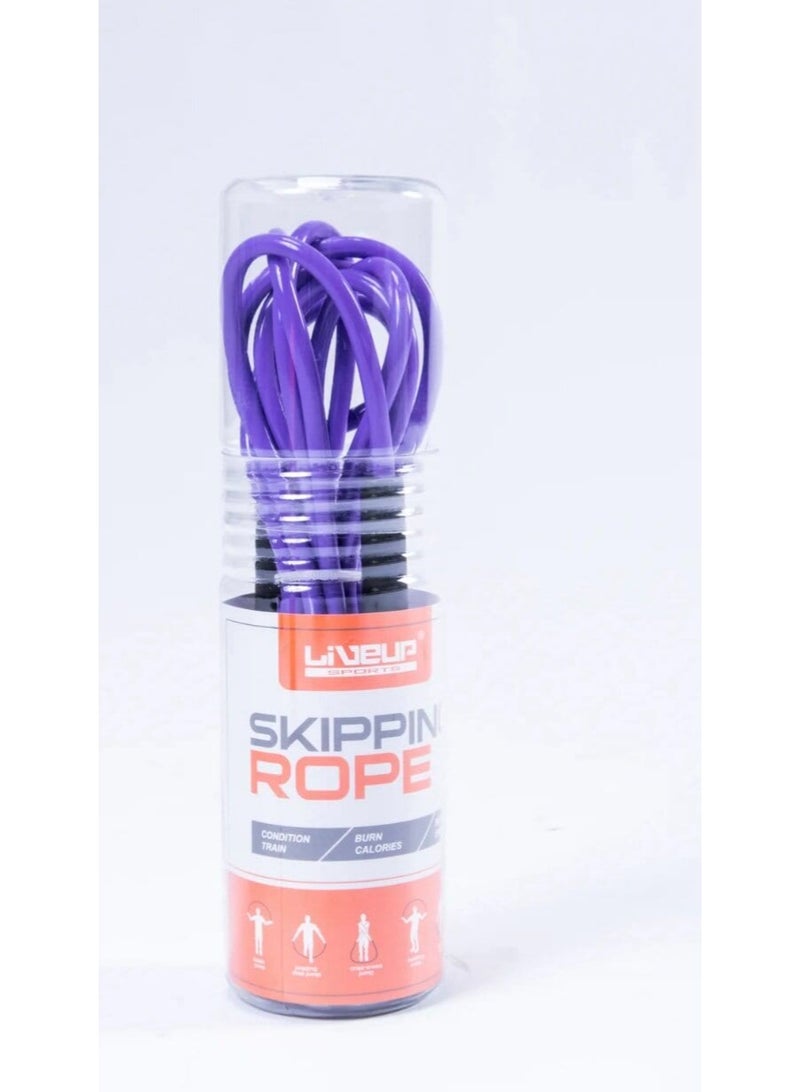 ليف اب سبورتس حبل نط رياضي احترافي PVC بمقابض مريحة – لون بنفسجي - Image 1